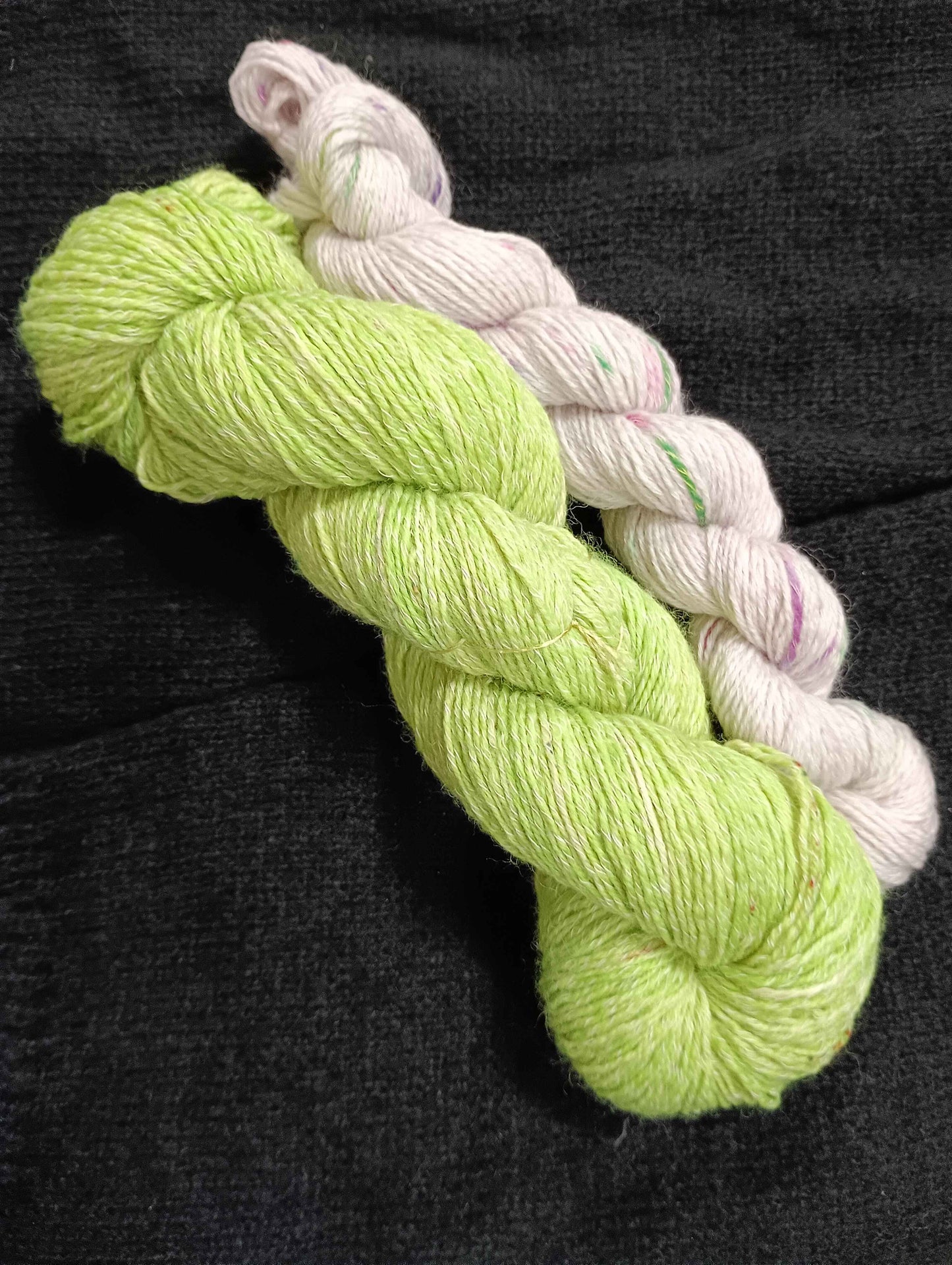 【コットン混】青りんごセット(meranger yarn)