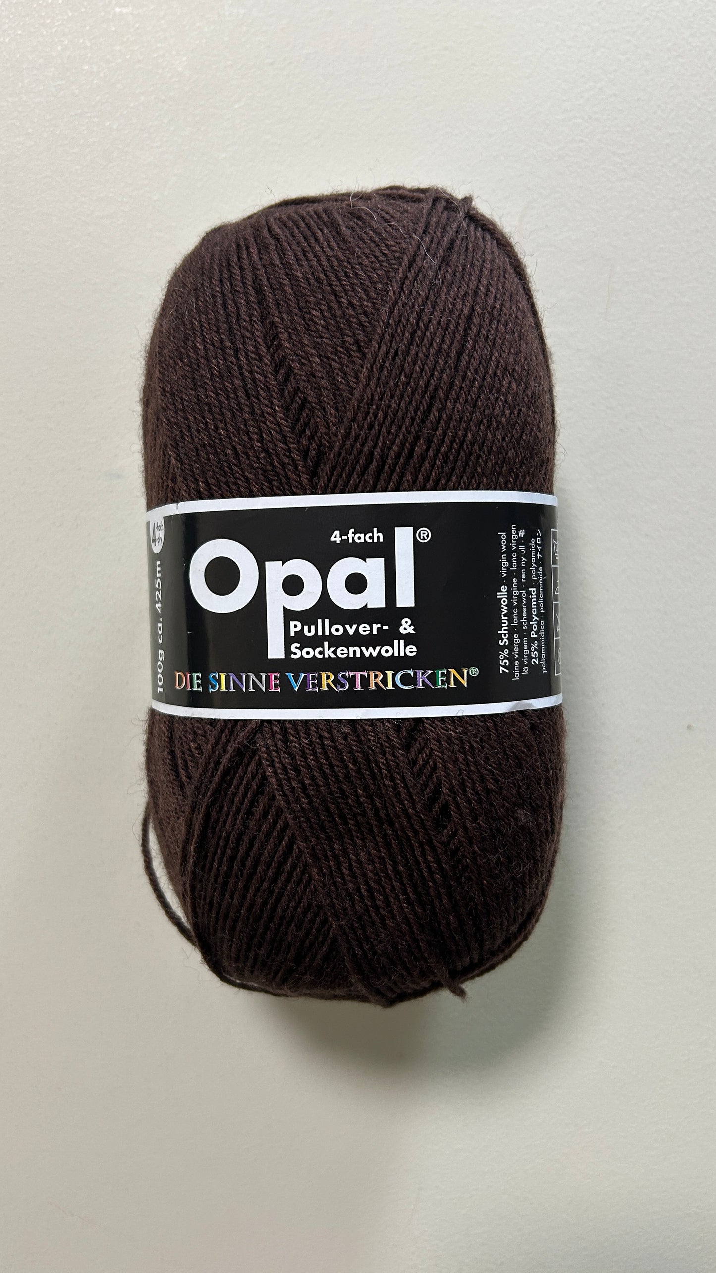 Opal毛糸 単色(4本撚)100g