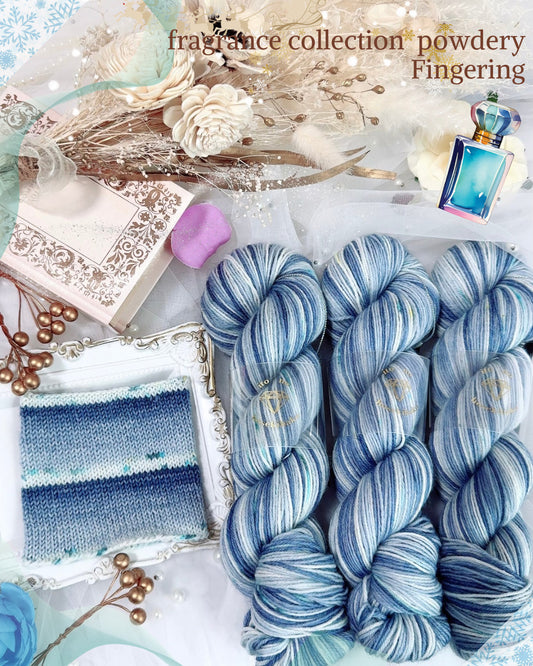 【ウール中細】フレグランスコレクション　パウダリー　60g（糸の宝石箱）