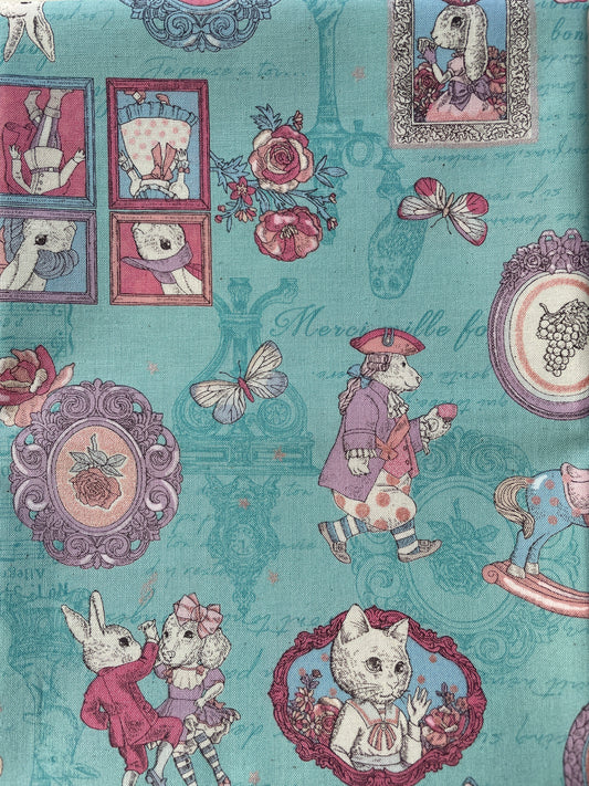 ⑧【TeaParty】AquaBlue（アクアブルー）Joli Fleur la Toile